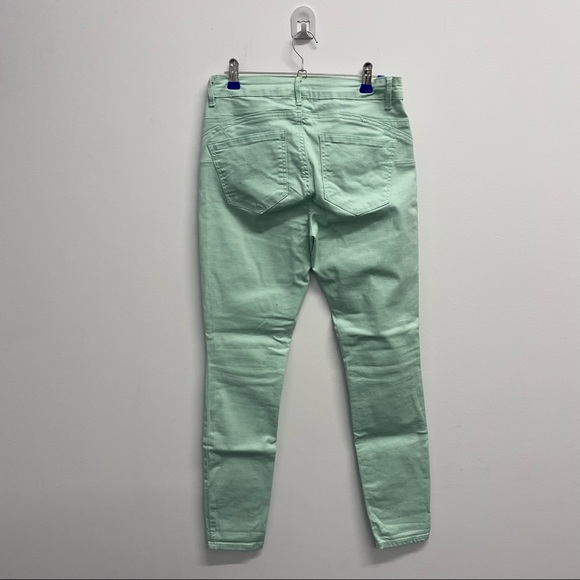 ✨NEW✨ LOW WAIST TEAL SKINNY JEANS - Picture 4 of 8